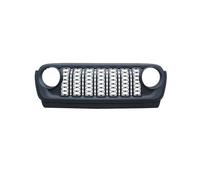Front Kidney Grille Grill Car Front Radiator Grilles 1 Piece Black ABS 2024 Grille Front Grill For Jeep For Wrangler For JL 2018+(No camera hole)