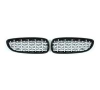 Front Kidney Grilles For BMW Z4 E89 2009-2016 Diamond Grill Car Front Bumper Kidney Grille Racing Grills ABS Grille Car Front Grille(Silver and Black)