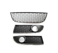 Front Kidney Grilles For VW For Polo MK4 9N3 2005-2009 Facelift Front Lower Center Grille Bumper Fog Light Vent Grille Cover 6Q0853677B(1 Set)