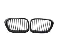 Front Kindey Bumper Grille Compatible With For E39 525i 528i 530i 535i For M5 1997 1998 1999 2003 Car Front Bumper Center Grill Matte Black Wide Kidney Hood Grille