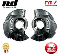 Front L+R Brake Disc Dust Cover Back Plate Shield For BMW 3 Series E46 Pair