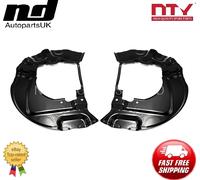 Front L+R Brake Disc Dust Cover Back Plate Shield For BMW 5 Series E60 E61 PAIR