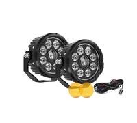 Front Lamp Assembly 5" LED Work Light High Low Beam DRL Fog Lights Strobe Driving Lamp For BMW SUV ATV UTV Truck 10-80V(Combo no Bracket)