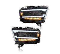 Front Lamp Assy Car Led Headlight Assembly DRL Front Lights Sequential Amber Turn Signal 12V Set For Dodge For RAM 1500 2019 -UP