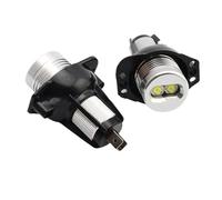Front Lamp For BMW E90 E91 Xenon Headlight 2004-2008 Lemon Yellow Color LED Angel Eyes Ring Light Bulbs