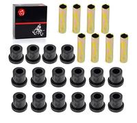Front Leaf Spring Bushing & Rear Leaf Spring Bushing & Sleeves Kits Compatible with Club Car DS Golf Cart 1981-Up EZGO TXT/Medalist 1994-up
