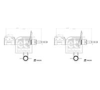 FRONT LEFT AND RIGHT SHOCK ABSORBER 194205