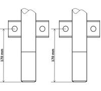 FRONT LEFT AND RIGHT SHOCK ABSORBER 3348090