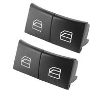 Front Left and Right Side Window Switch Button Covers Window Control Switch Button - Compatible for Mercedes-Benz R320 R350 R500 GL320 GL350 GL450 GL550 ML320 ML350 ML450 ML500 ML550 Set of 4