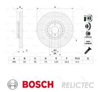 Front Left Brake Disc BMW:E71 E72,F15,E70,F16 F86,F16,X6,X5 34116782067