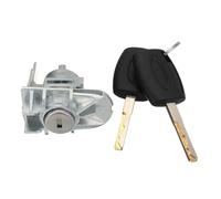 Front Left Door Lock Cylinder, Compatible with ford Focus C-Max S-Max Part 1552849, Metal Direct Replacement with 2 Keys