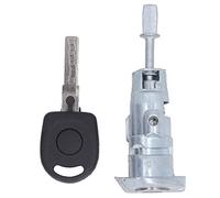 Front Left Door Lock Cylinder Kit, Zinc Alloy Cylinder Set with Key for B5 1998-2005 - Durable and Rust Proof, Easy Installation, Reliable Replacement