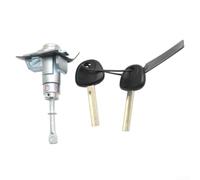 Front Left Driver Door Lock Cylinder for Hyundai For Veloster 2011 2017 with Two Keys, ABS Metal Material, OEM Number 819702VC00 Replacement for Driver Side