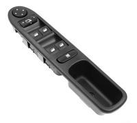 Front Left Electric Master Control Window Panel Switch Compatible with 307 CC SW Break 2000-2014 Left Hand Drive Black Plastic OEM 6554KT 3 Plus 6 Pin