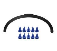 Front Left Flare, Black, Snap Replacement - Improved Appearance, With Sensor Hole, For Range L538 2012-2018