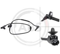 Front Left or Right ABS Sensor, wheel speed fits Opel Vauxhall Meriva Mk II