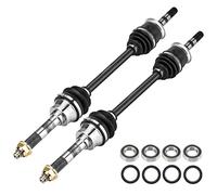 Front Left or Right CV Axle & Wheel Bearing Kit for Kawasaki Mule 2510/3010/4010 4X4 1998-2018, 2 CV Axles and 2 Wheel Bearings