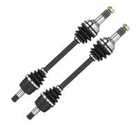 Front Left/Right Axles Shaft Kit for Yamaha Grizzly 550 / Grizzly 700 2007-2010 2011 2012 2013 2014, Replace for 28P-2510J-00-00, 28P-2510F-00-00, 3B4-2510J-00-00, 28P-2518E-00-00, 2 Front Axles