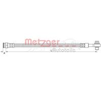 Front Left Right Brake Hose Fits OPEL Adam Corsa D E 06-19 562238