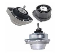 Front Left Right Engine Transmission Mount Set 3PCS 2004-2006 Compatible for BMW X3 2.5L 3.0L 22113421295 22113421296 22316773125
