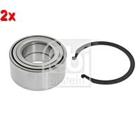 Front Left Right Wheel Bearing Kit 2x FEBI Fits HYUNDAI KIA 00-10 51720-2D000