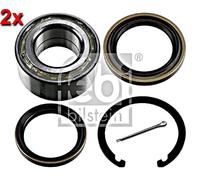 Front Left Right Wheel Bearing Kit 2x FEBI Fits MITSUBISHI PROTON 92-08 MB449797