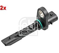 Front Left Right Wheel Speed Sensor 2x FEBI Fits MERCEDES Cls 16-22 2139050601