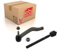 Front Left Tie Rod Inc Tie Rod End Nut & Lock Nut Fits Vauxhall Movan Febi 43687