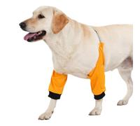 Front Leg Sleeves for Larger Dogs, Yellow XL
