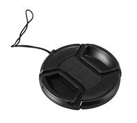 Front Lens Cover Center Pinch Lens Cap Cover With Anti-lost Strap For DSLR With Anti-lost Strap For DSLR Cameras
