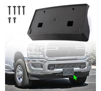 Front License Plate Frame for Dodge Ram 2500/3500 / 4500/5500 2019 2020 2021 2022 2023 2024 Front Bumper License Plate Holder Mounting Bracket Cover Replace # 68362197AA CH1068166