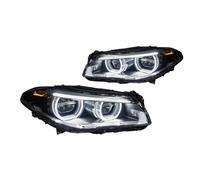 Front Light Assembly Assy For BMW 5 Series F10 F18 2010-2016 Headlight Assembly LED Car Lamps Daytime Running Lights Dynamic Turn Signals Headlamp Assembly(Xenon,2014-2017)