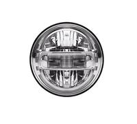 Front Light Assembly Assy For Uaz4x4 For Jungle 7inch LED Headlight Assembly Headlights Led 12V 24V DRL Running Light Headlamp Assembly(1Piece Chrome)