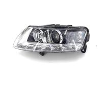 Front Light Assembly Compatible With A6 C6 2009 2010 2011 Car Accessories Headlamp Xenon No AFS Front Bumper Head Light Signal Lamp Driving Light Auto Parts(Left)
