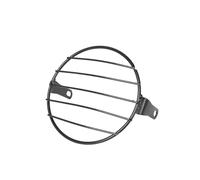 Front Light Lamp Grill Guard Protector For Ducati For Chopper For Cafe For Racer Black Motorcycle Universal Vintage Headlight Protector Retro Grill Lamp Cover(C)