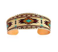 FRONT LINE JEWELRY Handmade Copper Cuff Bracelets Native American Inspired Tribal Designs Animal, Nature & Symbolic Art Styles: Sasquatch/Frida/Evil Eye/Giraffe/Skull/Horse/Bison/Dragonfly/Butterfly