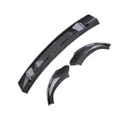 Front Lip Splitter ABS Front Bumper Lip Spoiler Air Dam Side Body Kit Accessories For Kia EV6 2022 2023 2024 EV6 GT For GT-Line(Carbonfiber EV6)
