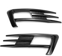Front Lip Spoiler 1Pair Front Fog Light Grille Cover Lamp Lower Bumper Grill Wind Spoiler For VW For Golf 7 MK7 For GTI 2014-2017(Carbon Fiber Look)