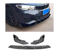 Front Lip Spoiler For BMW 3 Series G28 G20 Mp Style 2019-2020 Front Bumper Lip Chin Spoiler Carbon Fiber Look Diffuser Diffusor Glossy-black(Glossy-black)