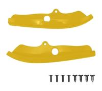 Front Lip Spoiler For Dodge For Challenger RT/For Scat For Pack 2015-2020 2x Front Bumper Lip Shovel Protector Strip Body Kit Diffuser Spoiler Splitter Guard(Yellow)