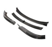 Front Lip Spoiler For Model S 70D P85D 90D P100D For Sedan 4 Door 16-17 FRP Black Car Front 4PCS/Set Bumper Lip Spoiler(Carbon Fiber)