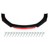 Front Lip Spoiler Protector For Civic Car Front Bumper Lip Splitter Spoiler Diffuser Kit(Red)