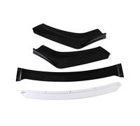 Front Lip Spoiler Protector For Civic Car Front Bumper Lip Splitter Spoiler Diffuser Kit(White)
