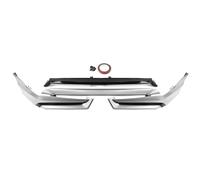 Front Lip Spoiler Protector For Civic For 11th For Gen 2022-2024 Car Front Bumper Spoiler Lip Lower Splitter(Silver)