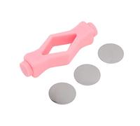 Front Load Washer Machine Door Prop, 3.9x1.4x0.7in Magnetic WasherDoor Stop Prop,Keep The Washer Door Open to Ventilate and Dry for Most Washing Machines (Grey) (Pink)