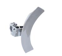 Front Load Washing Machine Door Catch,Compatible for Electrolux,EWP10742，Silver White Metal Door Latch Spare Part for Laundry Washer(Silver)