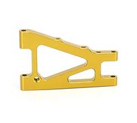 Front Lower Arm 1/10 RC Parts for 4WD Optima, Beautifully Designed Red/Yellow Front Lower Arm Accessories, 2PCS Aluminum Alloy, Suitable for Model Car Fans (Yellow)