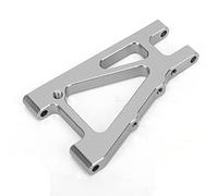 Front Lower Arm 1/10 RC Parts for 4WD Optima, Beautifully Designed Red/Yellow Front Lower Arm Accessories, 2PCS Aluminum Alloy, Suitable for Model Car Fans (Silver)