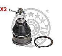Front Lower Ball Joint 2x OPTIMAL Fits HONDA Civic VII Fr-V 00-05 51220-S5A-J10