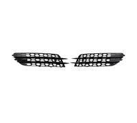 Front Lower Bumpergrilles Fog Light Grille For A6 C7 2012 2013 2014 2015 Car Car Front Grill(Black)